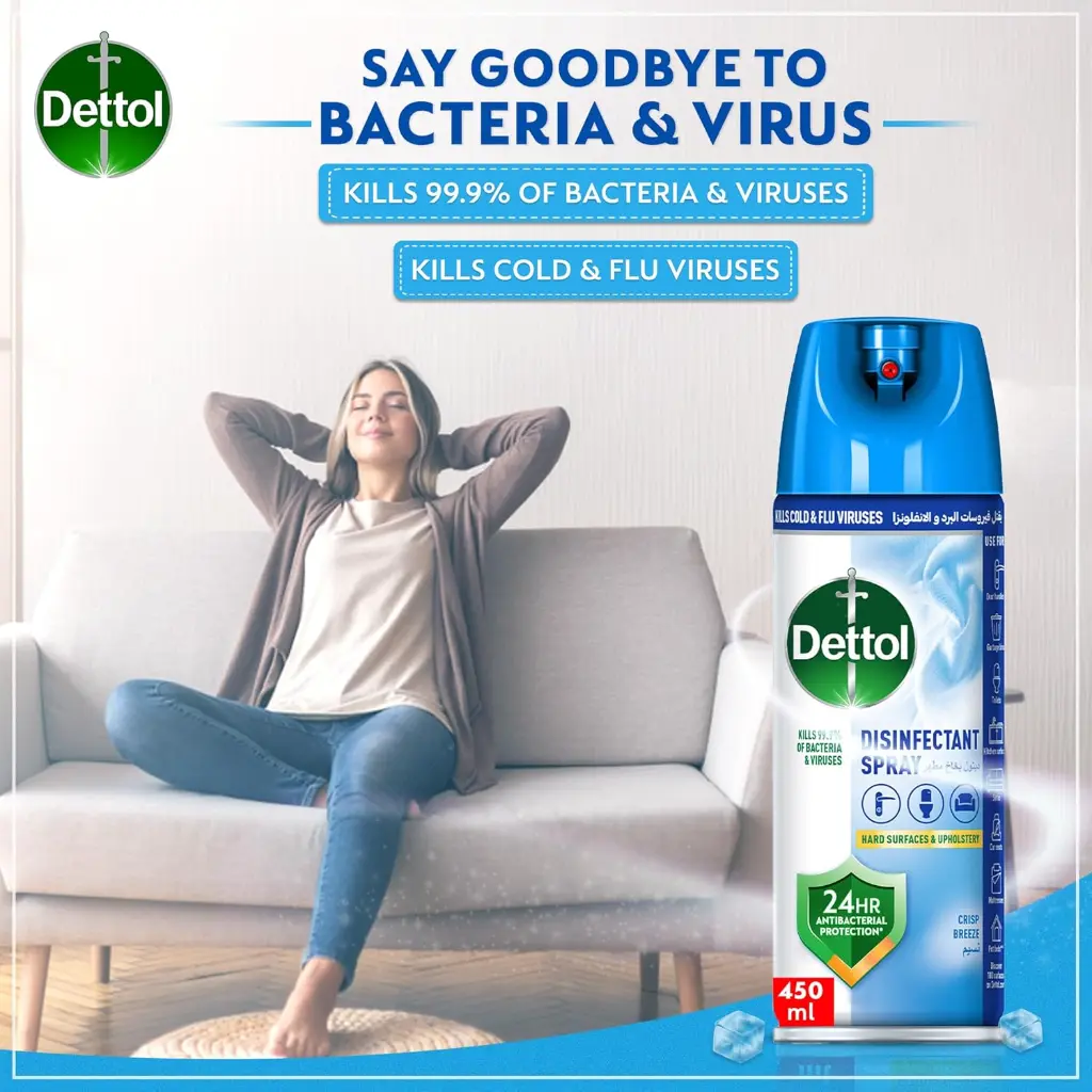Dettol All in One Disinfectant Spray, Crisp Breeze Abu Dhabi.webp