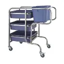 ROUND TUBE FOOD WASTE COLLECTION TROLLEY