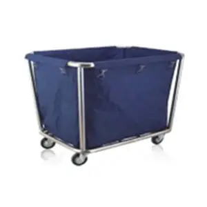 HEAVYBAO STAINLESS STEEL ROOM CLEANING LAUNDRY TROLLEY