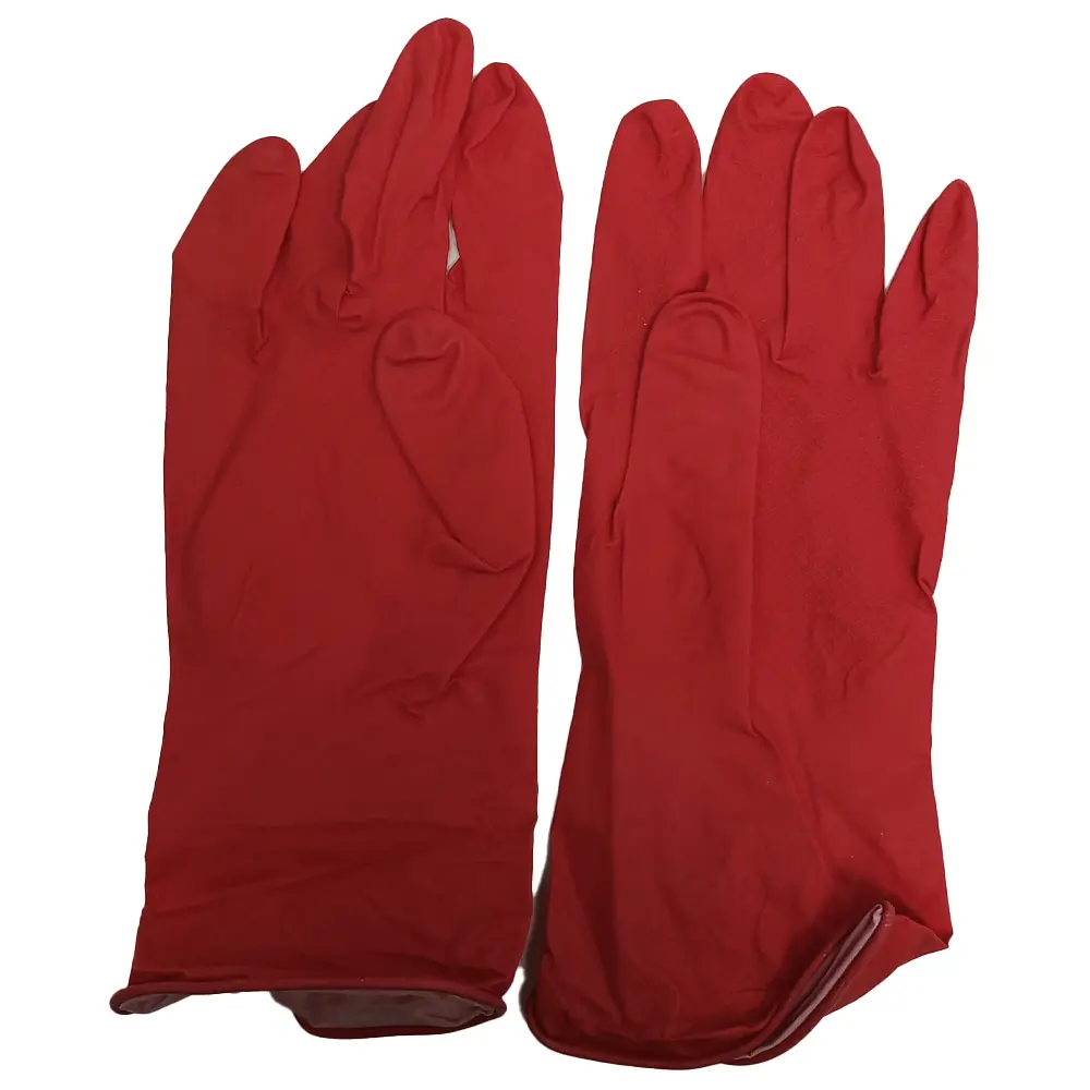 RUBBER GLOVES ECOLINE 12X1PK (LARGE, BLUE)