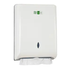 V/C INTERFOLD PAPER TOWEL DISPENSER WHITE 21CM ECOLINE FQ609A