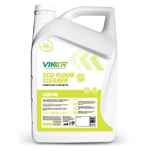 FLOOR CLEANER VIKR 5 LTRS LEMON VIKR