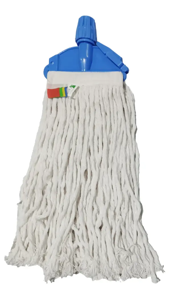 KENTUCKY MOP CUT END 350G WHITE BAND WITH BLUE CLIP PROFESSIONAL