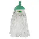 KENTUCKY MOP CUT END 350G WHITE BAND WITH GREEN CLIP PROFESSIONAL