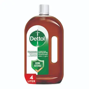 DETTOL ANTISEPTIC ANTIBACTERIAL LIQUID / BROWN LIQUID 4LTR GBS (CASE/3)