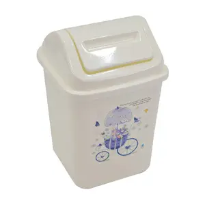 8L PLASTIC SWING BIN