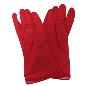 RUBBER GLOVES ECOLINE 12X1PK (EXTRA LARGE, RED)