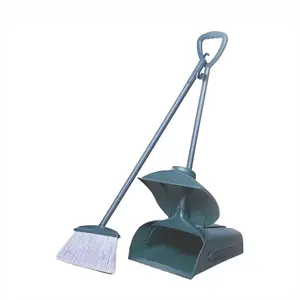 LOBBY DUST PAN WITH BRUSH ECOLINE (BLACK)
