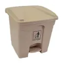 PLASTIC PEDAL BIN ECOLINE (30LTRS, BEIGE)