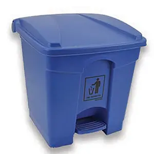 PLASTIC PEDAL BIN ECOLINE (30LTRS, BLUE)