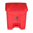 PLASTIC PEDAL BIN ECOLINE (30LTRS, RED)
