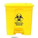 PLASTIC PEDAL BIN ECOLINE (30LTRS, YELLOW)