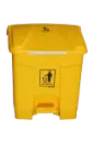PLASTIC PEDAL BIN ECOLINE (30LTRS, YELLOW)