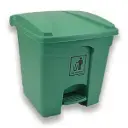 PLASTIC PEDAL BIN ECOLINE (30LTRS, GREEN)