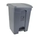 PLASTIC PEDAL BIN ECOLINE (45LTR, GREY)