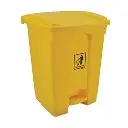 PLASTIC PEDAL BIN ECOLINE (45LTR, YELLOW)