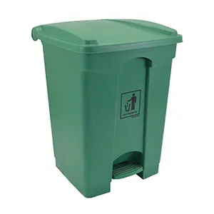 PLASTIC PEDAL BIN ECOLINE (45LTR, GREEN)