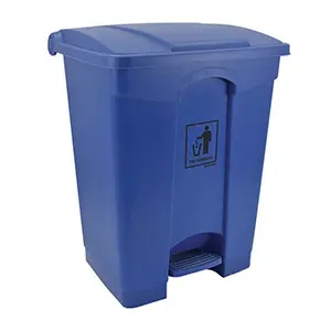 PLASTIC PEDAL BIN ECOLINE (68LTR, BLUE)