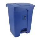 PLASTIC PEDAL BIN ECOLINE (68LTR, BLUE)