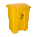 PLASTIC PEDAL BIN ECOLINE (68LTR, YELLOW)
