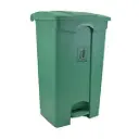 PLASTIC PEDAL BIN ECOLINE (87LTR, GREEN)