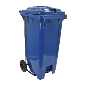 PLASTIC PEDAL BIN ECOLINE (120LTR, BLUE)