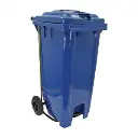 PLASTIC PEDAL BIN ECOLINE (120LTR, BLUE)