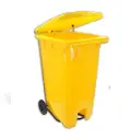 PLASTIC PEDAL BIN ECOLINE (240LTR, YELLOW)