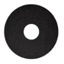 FLOOR SCRUBBING PADS (17", BLACK)