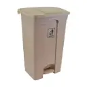 PLASTIC PEDAL BIN ECOLINE (87LTR, BEIGE)