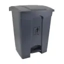 PLASTIC PEDAL BIN ECOLINE (68LTR, GREY)
