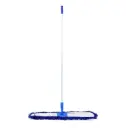 ACRYLIC DC MOP SLEEVE, FRAME & HANDLE FULL SET (80CMS, ALUMINIUM HANDLE 150CMS, BLUE, ECOLINE)