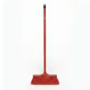 SOFT BROOM HEAD & HANDLE FULL SET (WOODEN HANDLE, RED, ECOLINE)