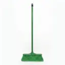 SOFT BROOM HEAD & HANDLE FULL SET (WOODEN HANDLE, GREEN, ECOLINE)