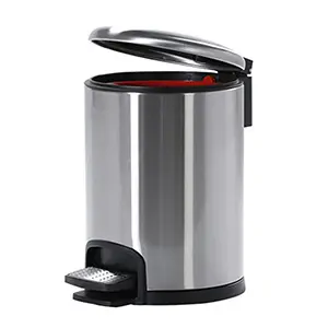 STAINLESS STEEL PEDAL BIN SOFT CLOSE FPR PROFESSIONAL (30LTRS)
