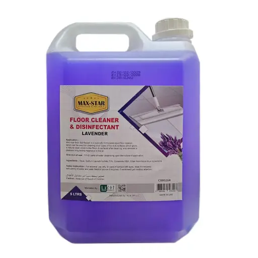 [C000264] DISINFECTANT FLOOR CLEANER LAVENDER 5L MAX-STAR