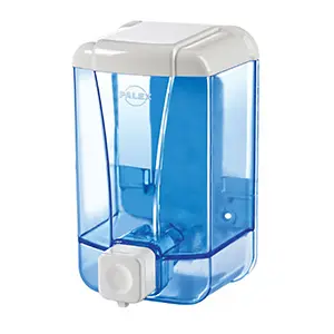 [C000870] MANUAL LIQUID SOAP DISPENSER TRANSPARENT BLUE 1000ML 3430-1 PALEX