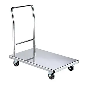 PLATFORM TROLLEY STAINLESS STEEL ECOLINE