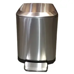 STAINLESS STEEL PEDAL BINS RECTANGLE SOFT CLOSING PROFESSIONAL