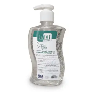 [C000198] ANTIBACTERIAL HAND SANITIZER GEL LACOT-PROFESSIONAL 500ML PUMP BOTTLE