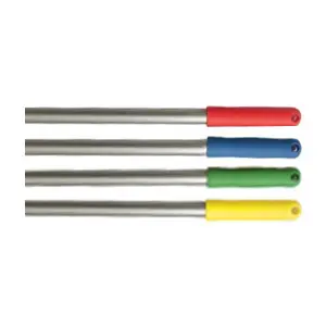 [J002332] ALUMINIUM HANDLE 150CMS H+T WITH BLUE CAP PROFESSIONAL YH