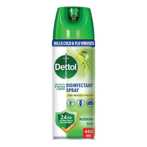 [C000011] DETTOL DISINFECTANT AEROSOL SPRAY DDS 450ML (MORNING DEW GBS)