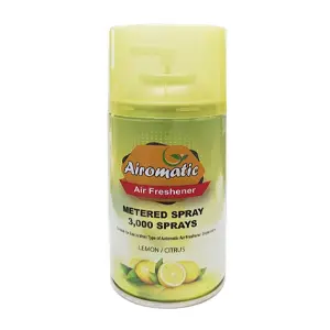 [C000374] AIROMATIC AUTOMATIC AIR FRESHNER REFILL 300ML (LEMON)