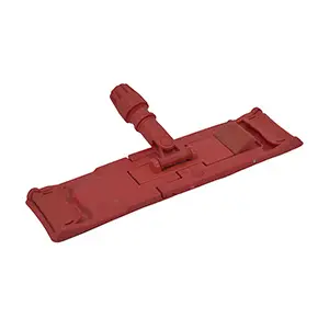 [J000368] MICROFIBER FLAT MOP FLAP&RING 40 CM HOLDERS (RED)