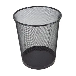 [J000604] NETTED METAL OPEN BINS 15LTR ECOLINE (BLACK)