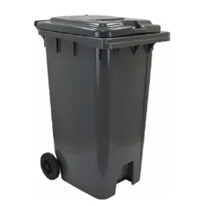 [J000703] PLASTIC PEDAL BIN ECOLINE (120LTR, GREY)