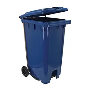 [J000710] PLASTIC PEDAL BIN ECOLINE (240LTR, BLUE)
