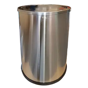 [J001550] STAINLESS STEEL SWING TOP BIN ECOLINE (40LTRS)