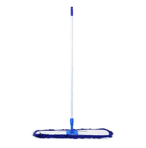[J001965] ACRYLIC DC MOP SLEEVE, FRAME & HANDLE FULL SET (60CMS, ALUMINIUM HANDLE 150CMS, BLUE, ECOLINE)