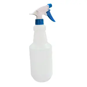 [J002165] PLASTIC SPRAY BOTTLE 750ML WITH TRIGGER (BLUE)